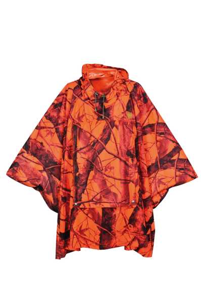 Unisex Tarn- und Warnponcho